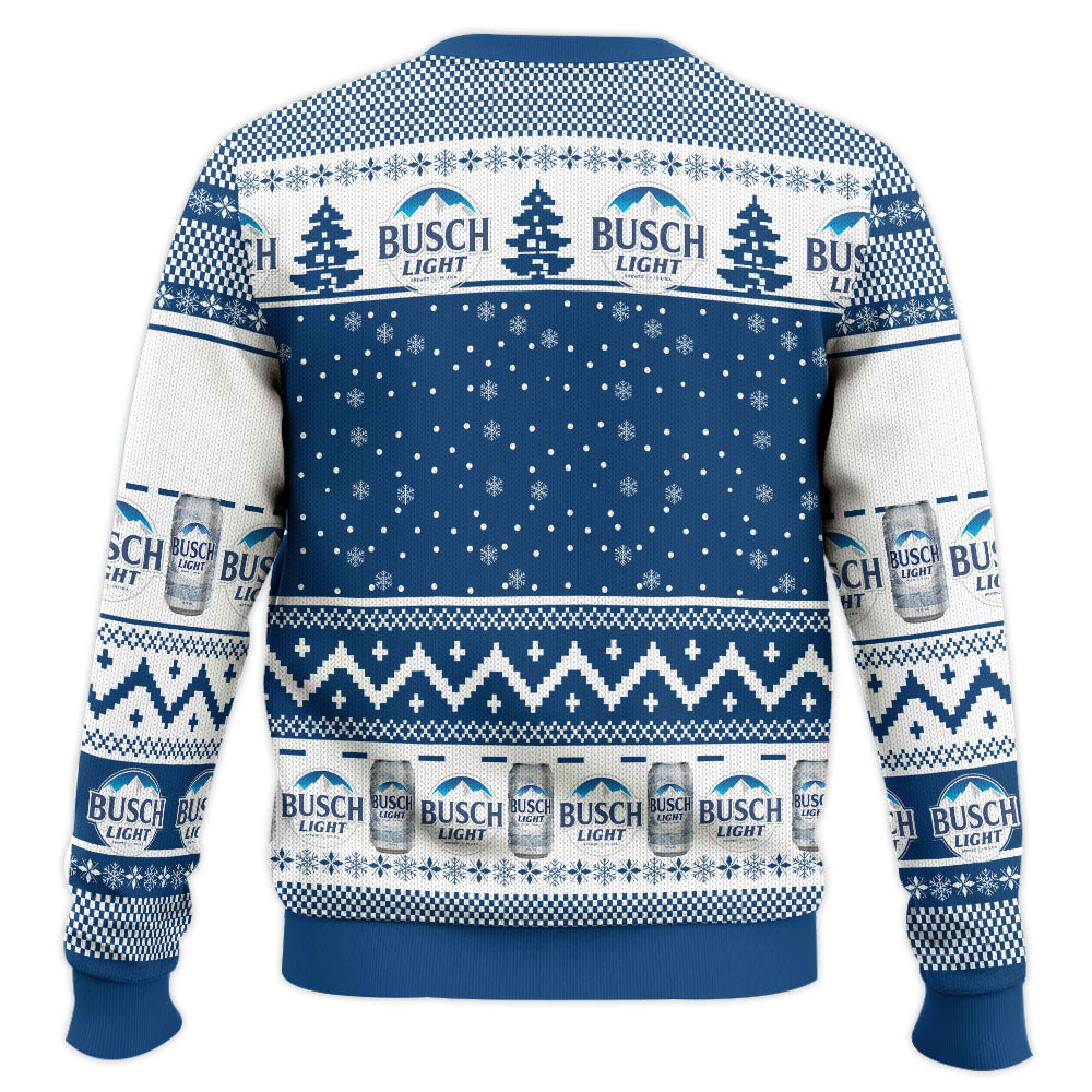 Bad Night Becomes Busch's Ugly Christmas Sweater
