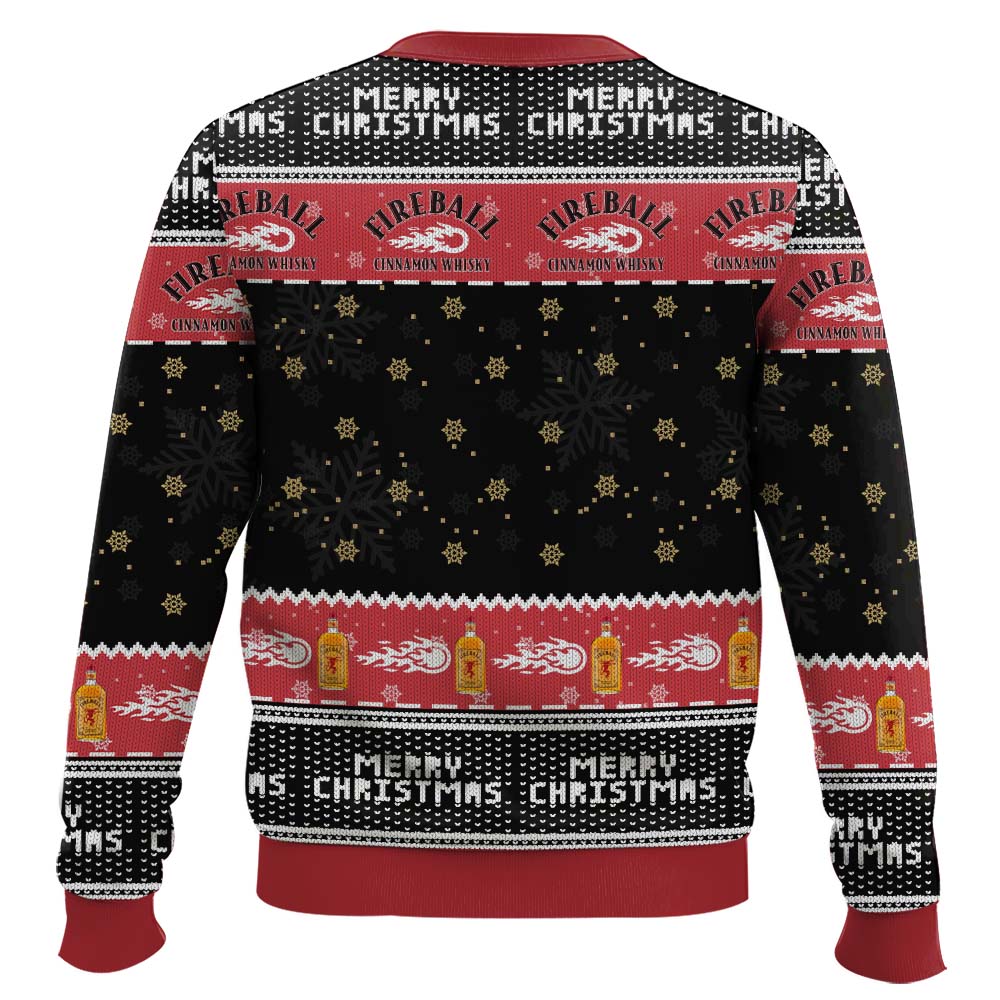 Festive Holiday Sweater with Crown and Text Design