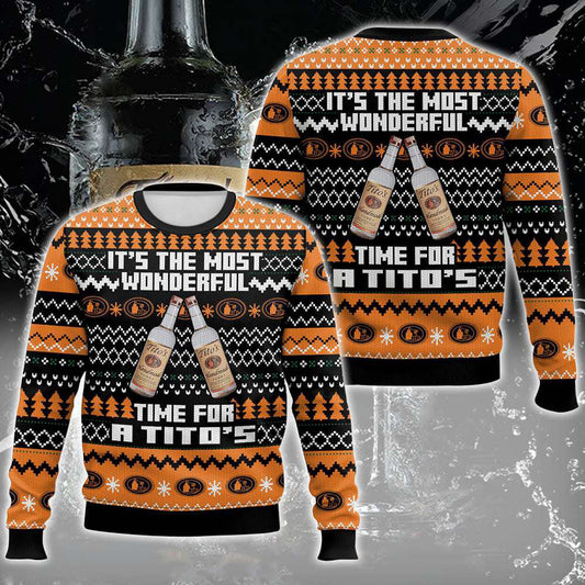 It's The Best Time Ever For Tito's Ugly Christmas Sweater