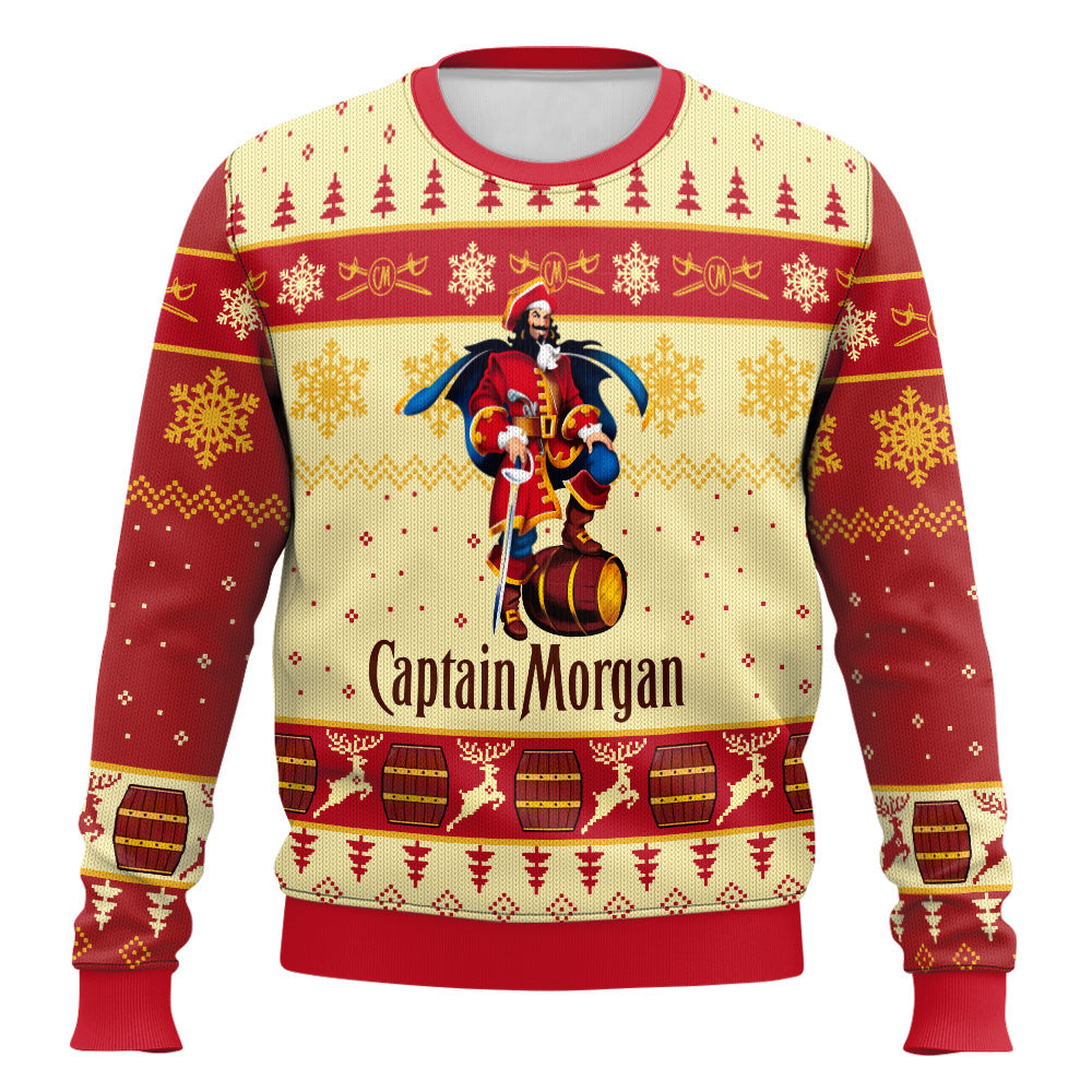 Festive Holiday Sweater with Crown and Text Design