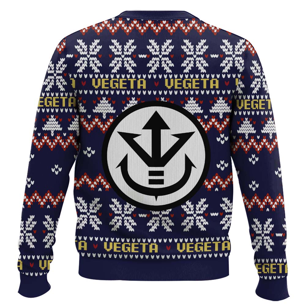 Anime-style Print Crew Neck Christmas Ugly Sweatshirt