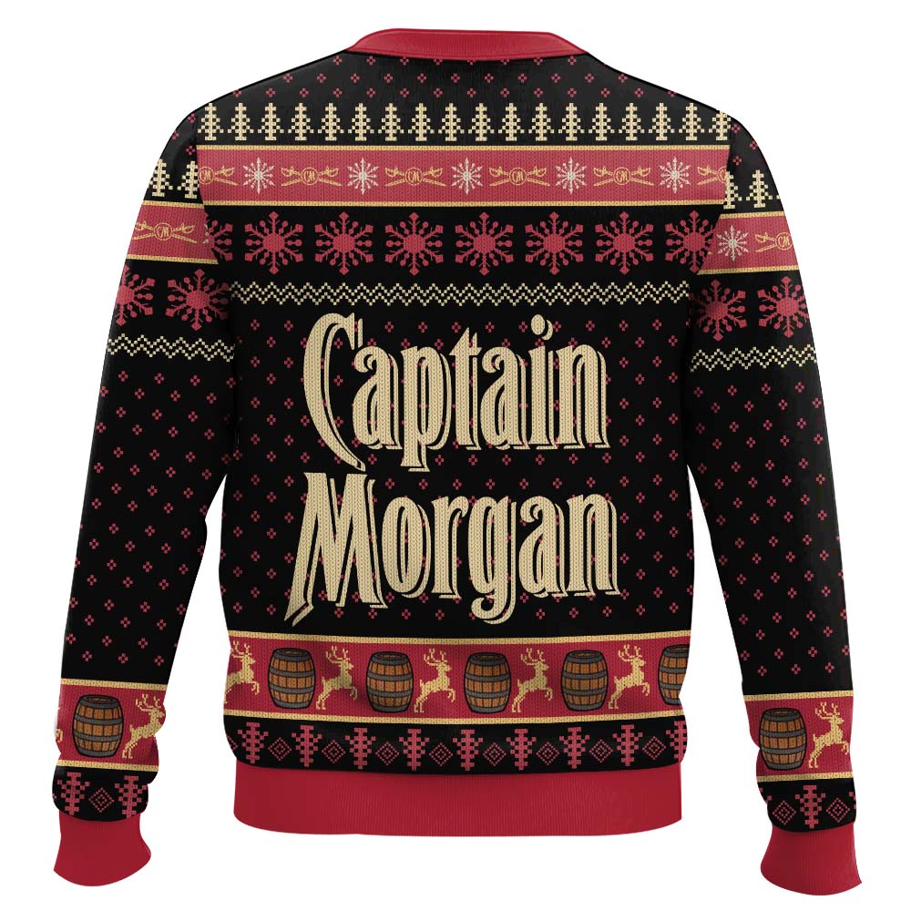 Festive Holiday Sweater with Crown and Text Design