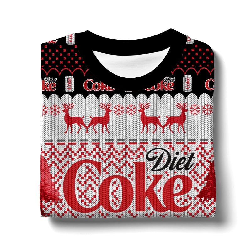 Happy Sparkling Water Ugly Christmas Sweater