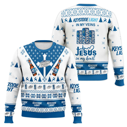 Festive Holiday Sweater with Crown and Text Design