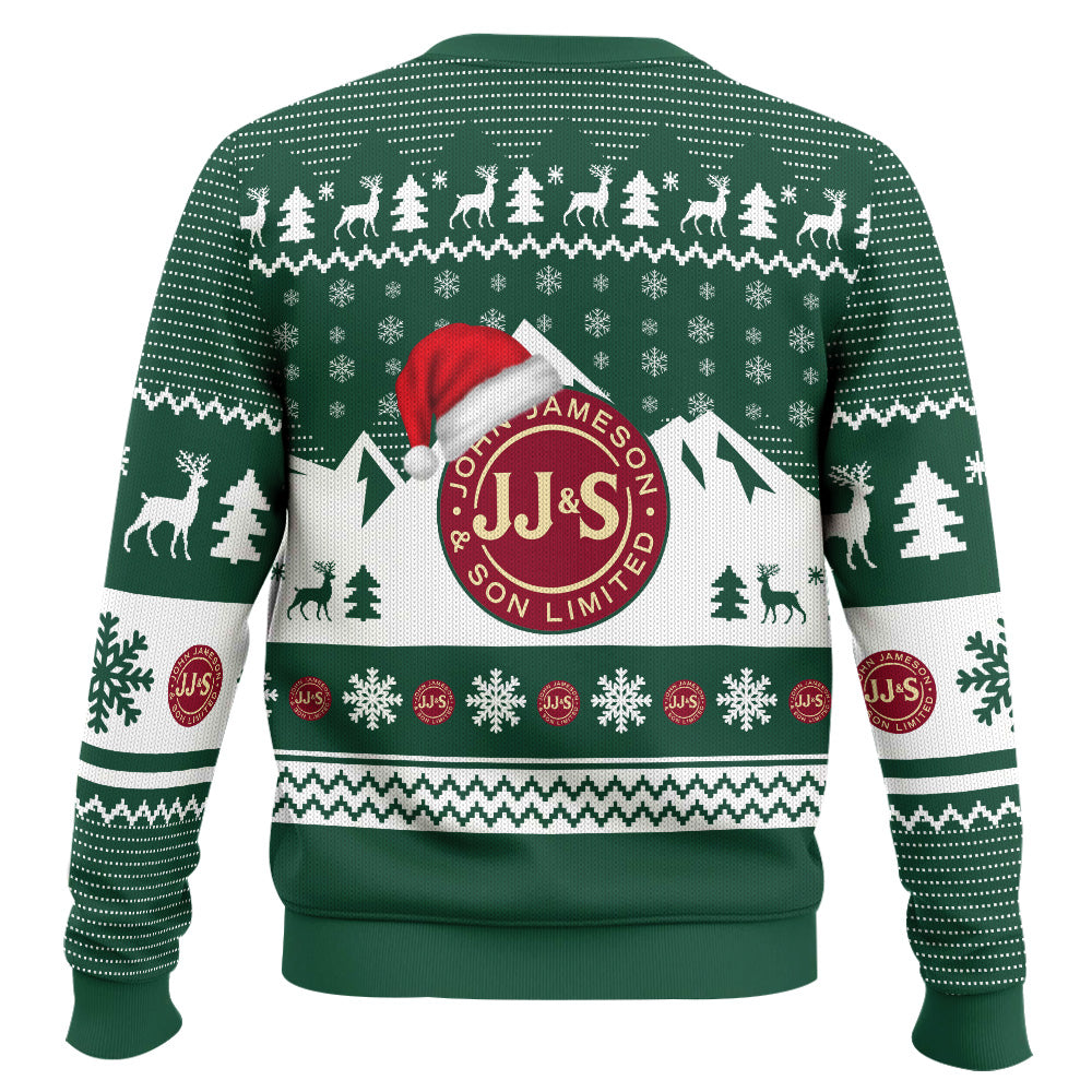 Irish Blended Whiskey Ugly Christmas Sweater
