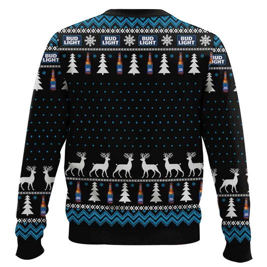 Grinch I Will Drink Bud Light Everywhere Ugly Christmas Sweater