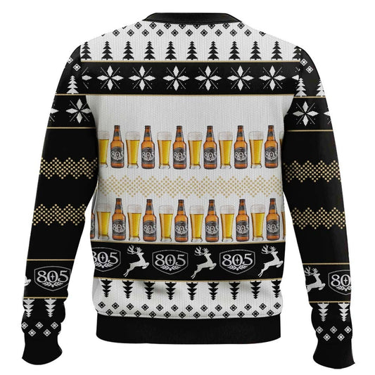 805 Beer Ugly Christmas Sweater