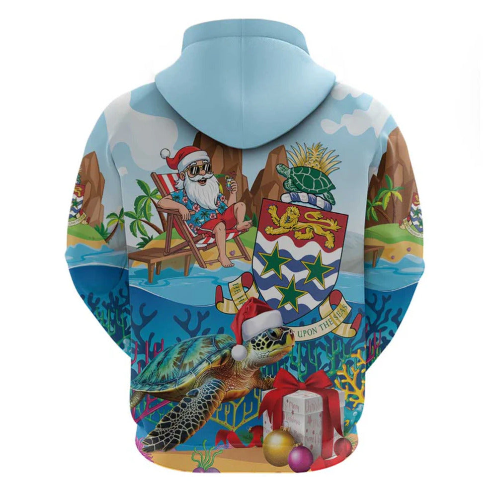 Cayman Islands Christmas Zip Hoodie
