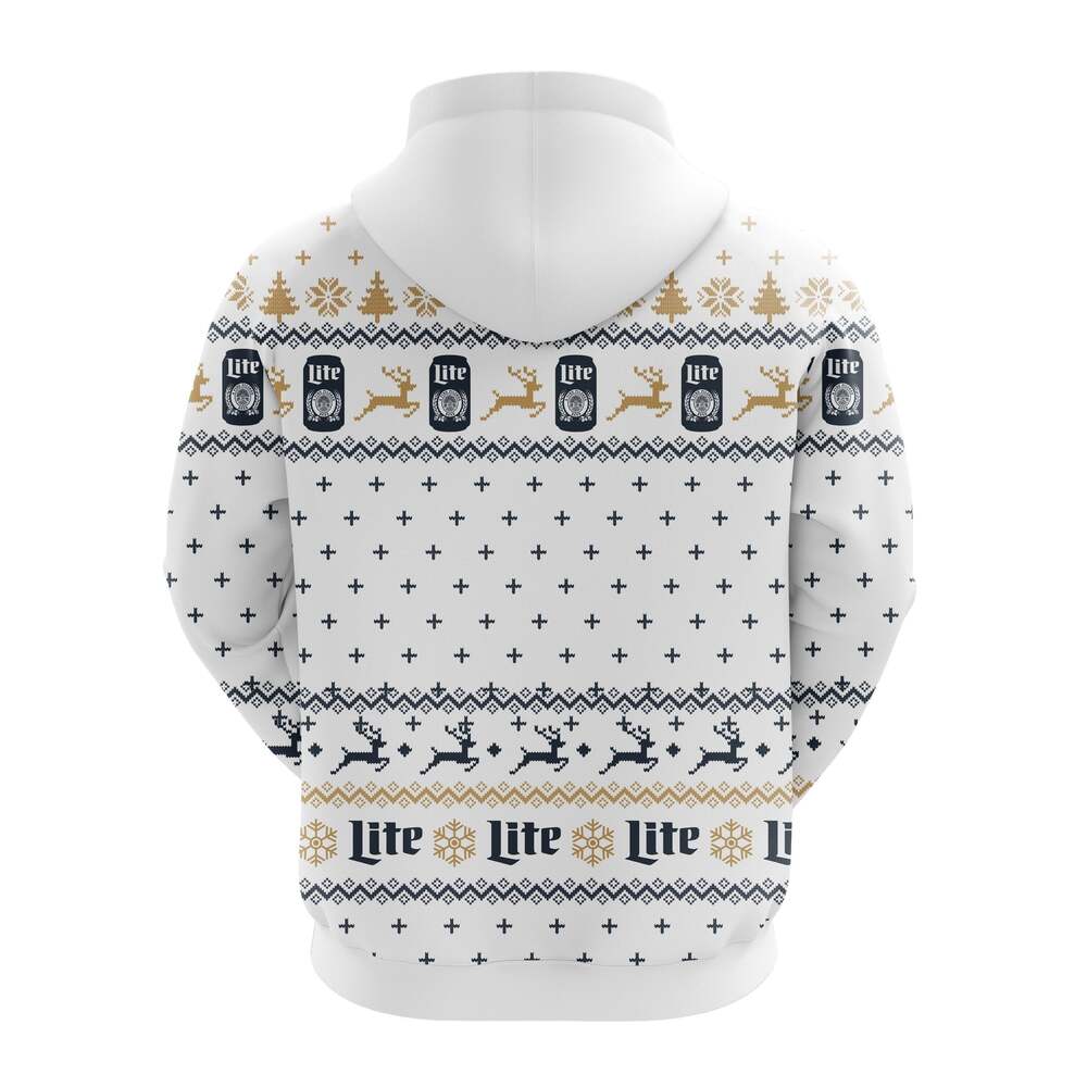 Miller Lite Christmas Hoodie