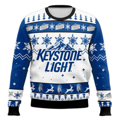 Ugly Christmas Sweatshirt Crew Neck Pullover Beer Sweater