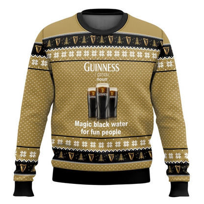 Guinness Beer Ugly Christmas Sweater