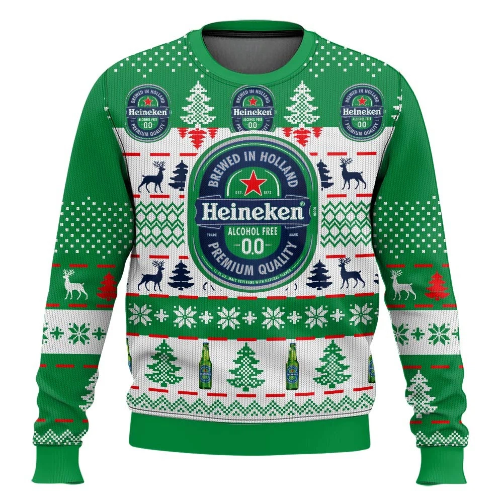 Heineken Zero Ugly Christmas Sweater