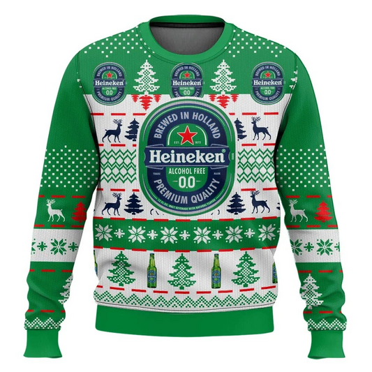 Heineken Zero Ugly Christmas Sweater