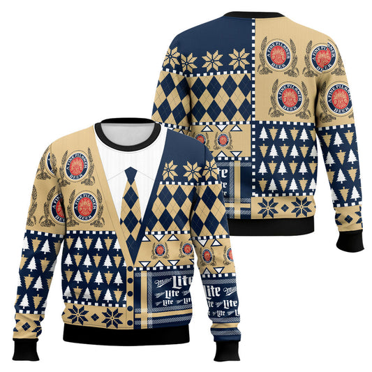 Suit And Tie Ugly Christmas Sweater
