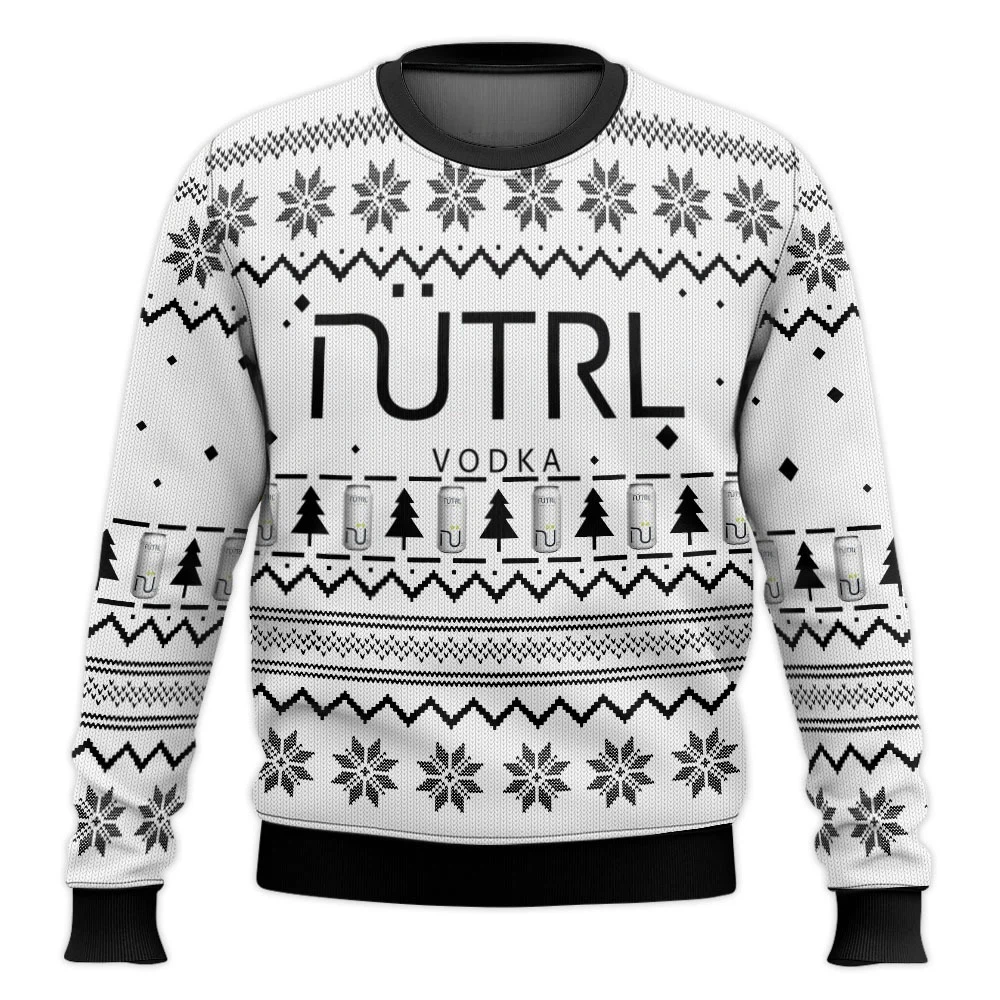 Nutrl Vodka Soda Ugly Christmas Sweater
