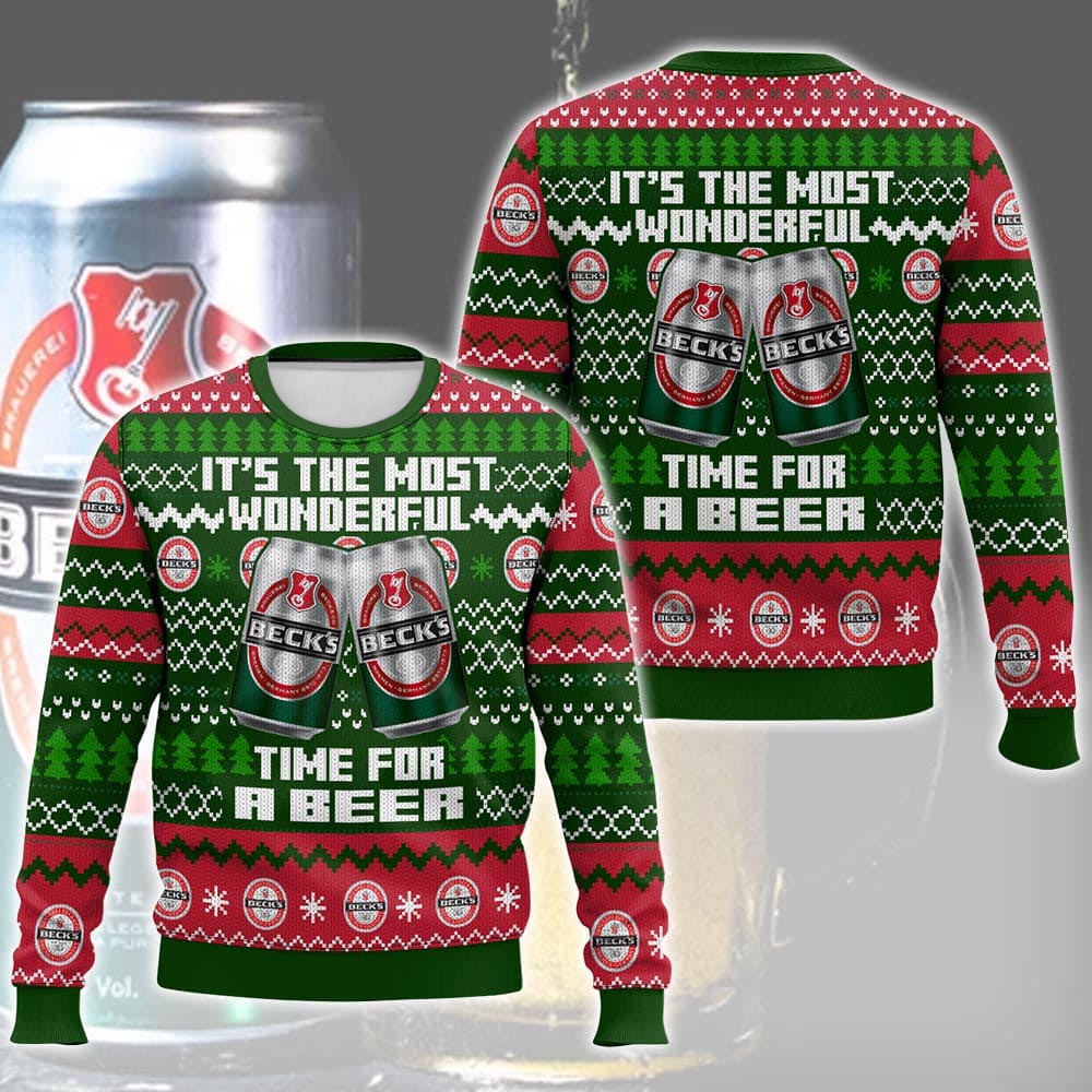 Ugly Christmas Sweater It's The Most Wonderful Time