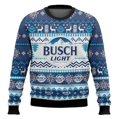 Busch Light Ugly Christmas Sweater