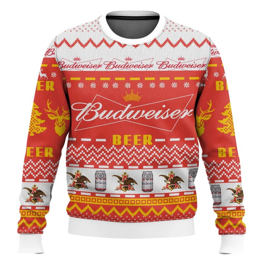Budweiser Ugly Christmas Sweater