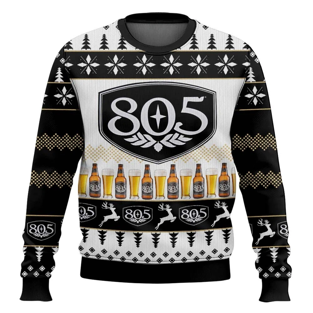 805 Beer Ugly Christmas Sweater