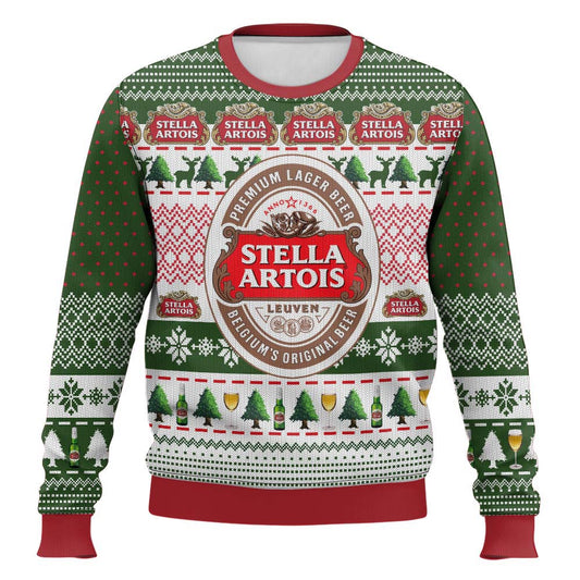 Festive Holiday Sweater with Crown and Text Design