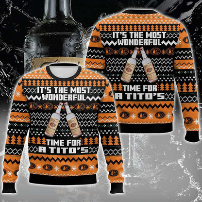 It's The Best Time Ever For Tito's Ugly Christmas Sweater