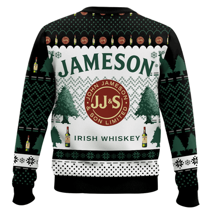 Irish Blended Whiskey Ugly Christmas Sweater
