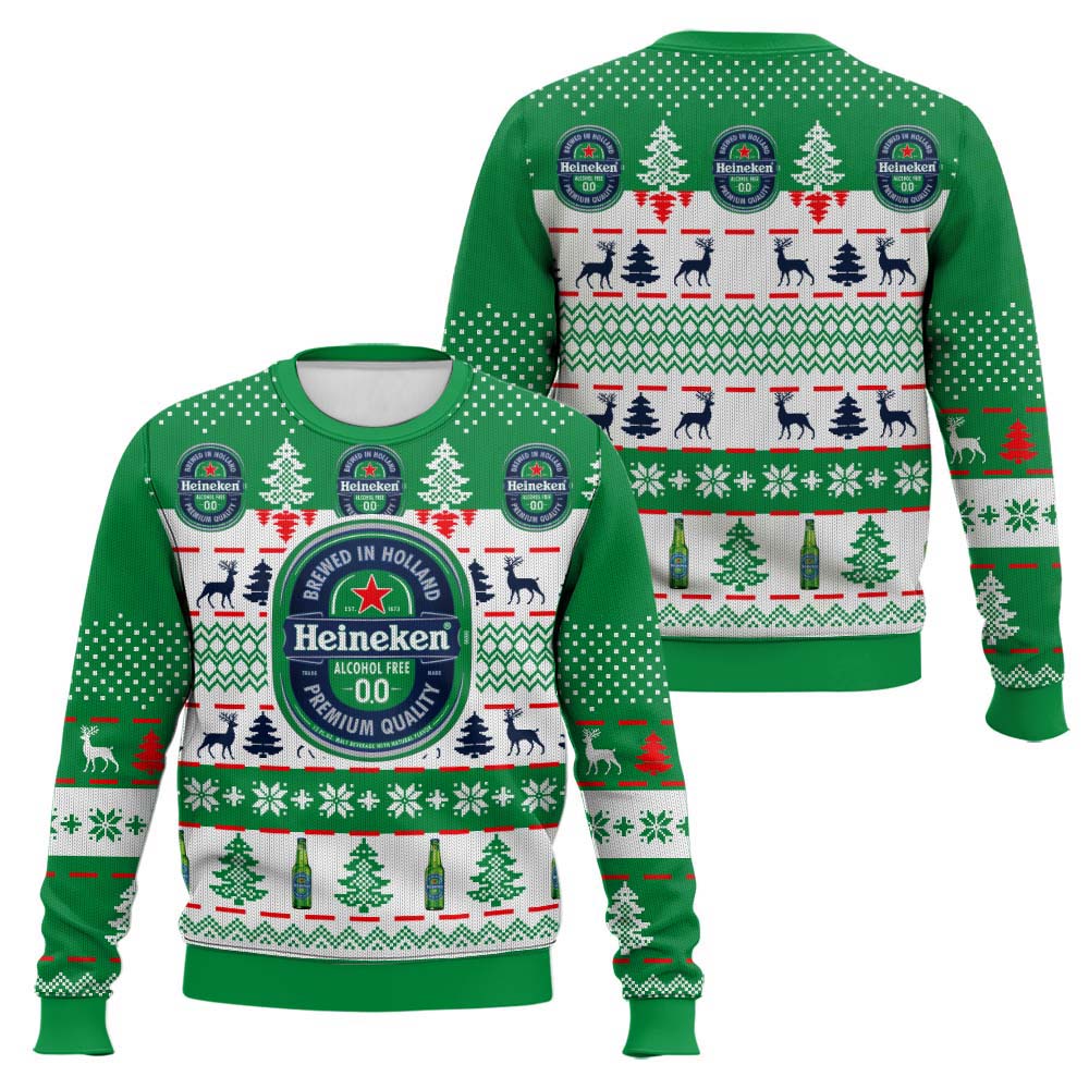 Festive Holiday Sweater with Crown and Text Design