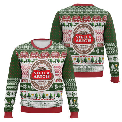 Festive Holiday Sweater with Crown and Text Design