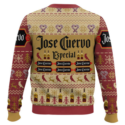 Festive Holiday Sweater with Crown and Text Design