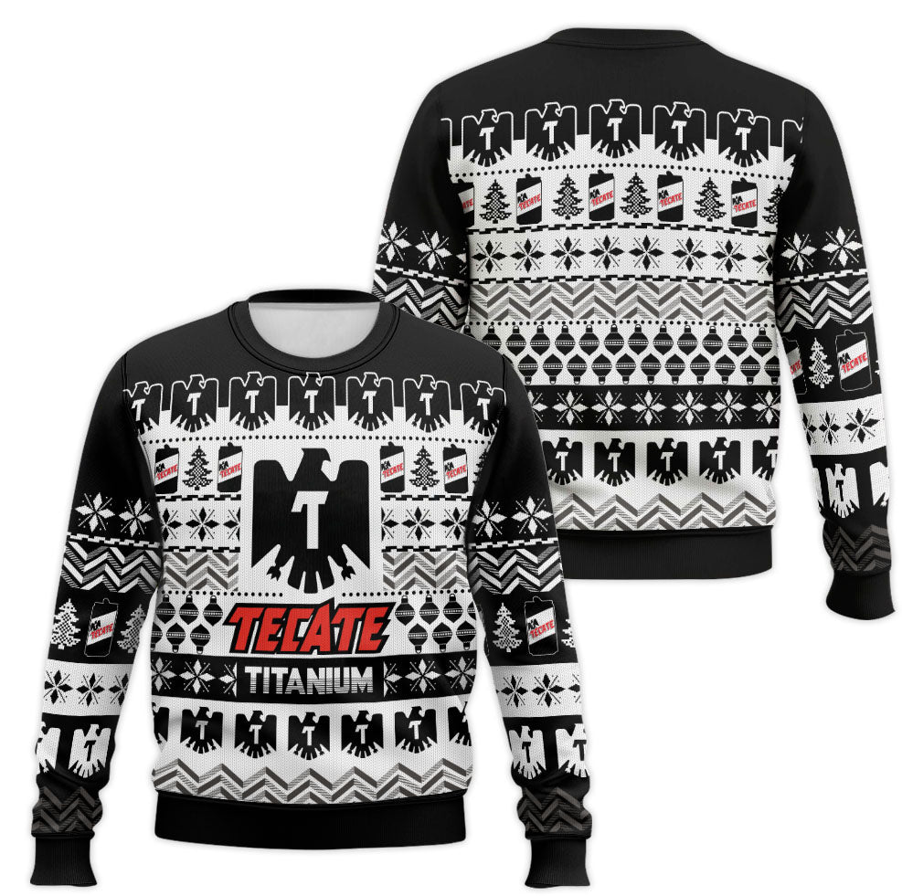 Festive Holiday Sweater with Crown and Text Design