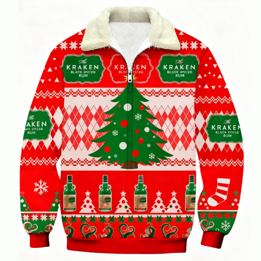 Kraken 1/4 Zip Stand Collar Sweatshirt