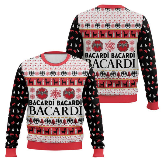 Festive Holiday Sweater with Crown and Text Design