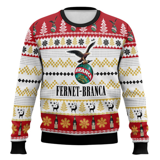 Festive Holiday Sweater with Crown and Text Design