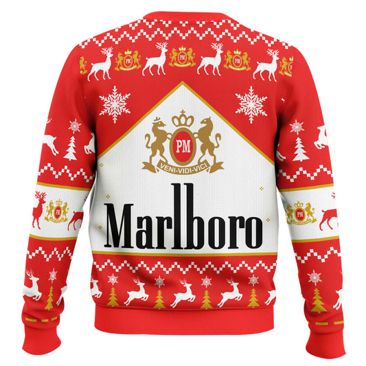Racing-inspired Print Christmas Ugly Sweatshirt Crew Neck Pullover