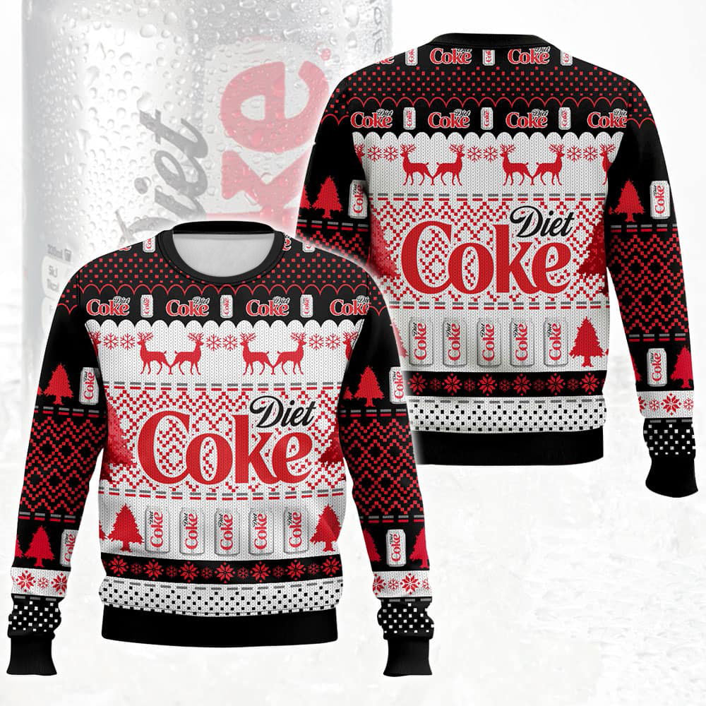 Happy Sparkling Water Ugly Christmas Sweater