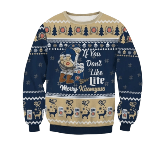 Miller Lite Merry Kissmyass Sweatshirt