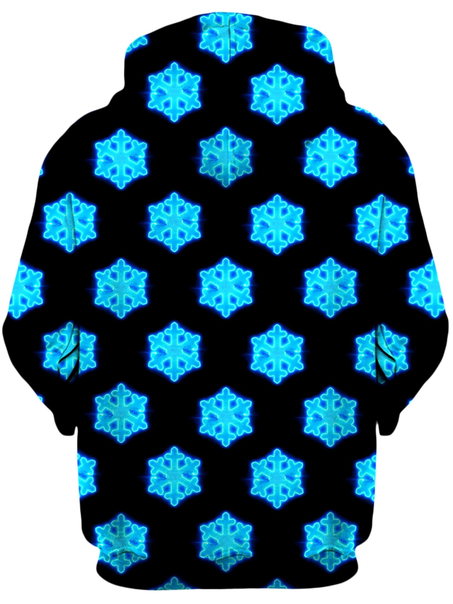 Neon Snowflake Unisex Hoodie