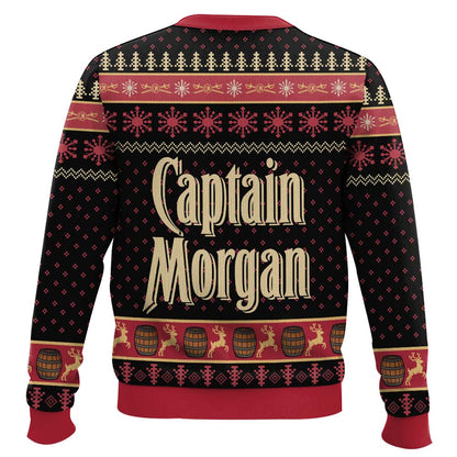 Festive Holiday Sweater with Crown and Text Design