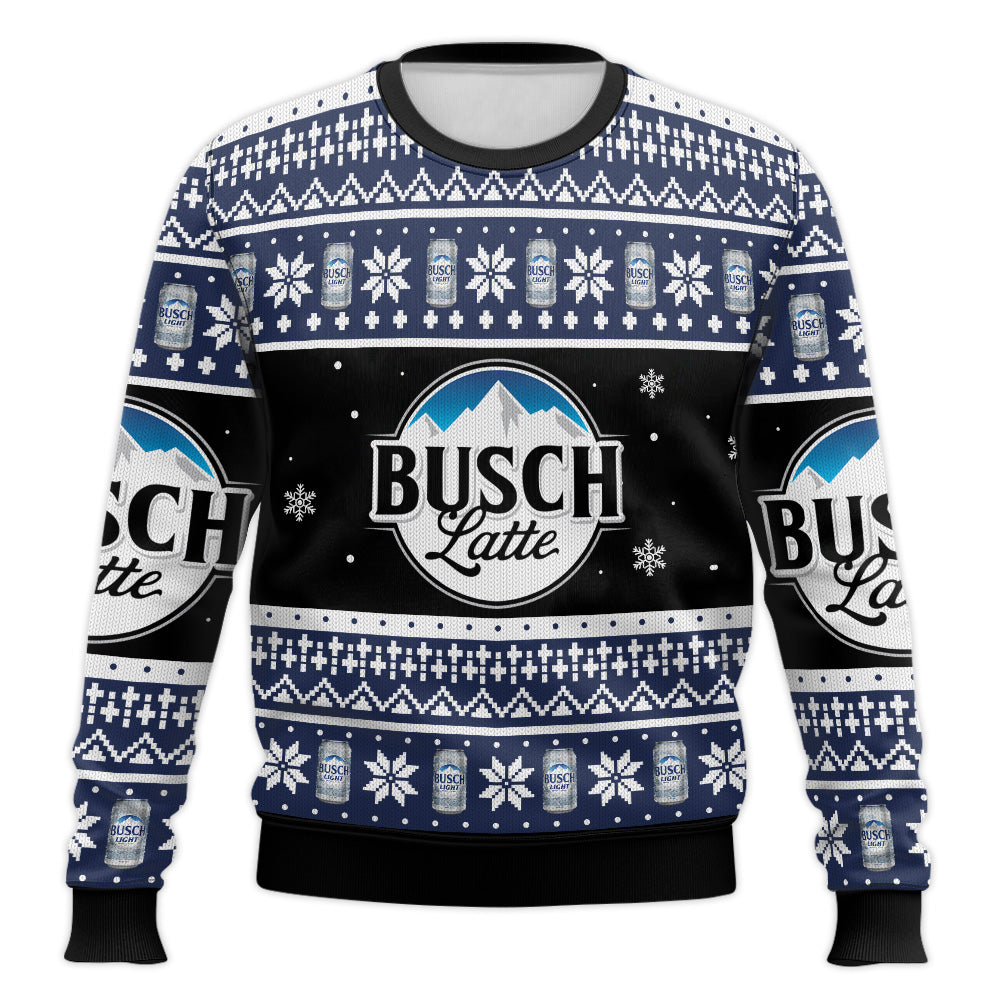 Ugly Christmas Sweatshirt Crew Neck Pullover Beer Sweater