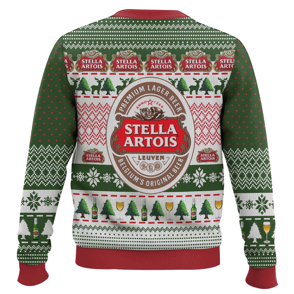 Festive Holiday Sweater with Crown and Text Design