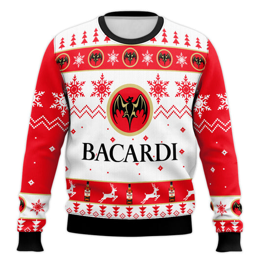 Festive Holiday Sweater with Crown and Text Design