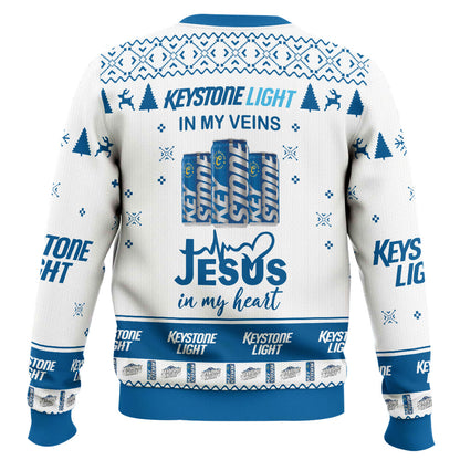 Festive Holiday Sweater with Crown and Text Design