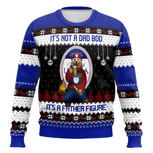 It's Not The Dad Bod, It's The Father Figure Ugly Christmas Sweater