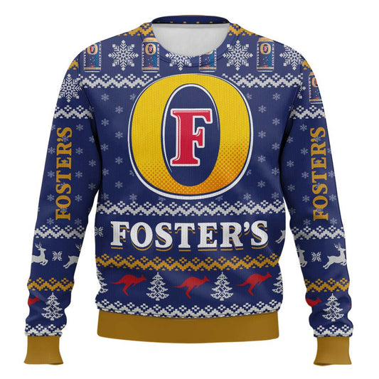 Festive Holiday Sweater with Crown and Text Design