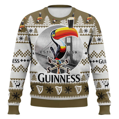 Beer 1759 Toucan Ugly Christmas Sweater