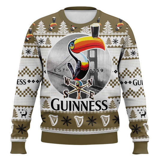 Beer 1759 Toucan Ugly Christmas Sweater