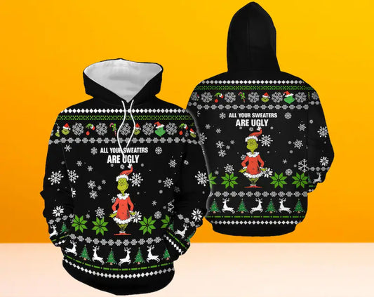 Funny Character Christmas Hoodie