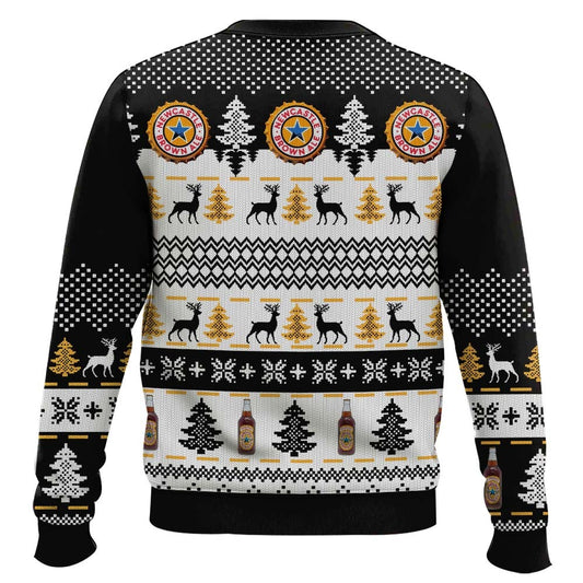 Newcastle Brown Ale Ugly Christmas Sweater