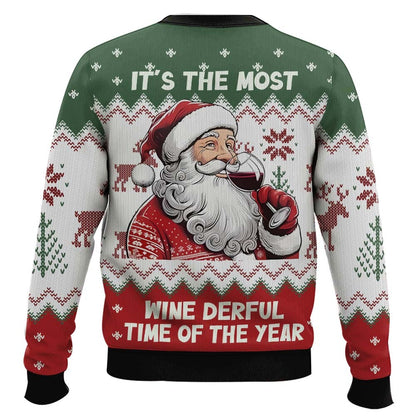 Its the Most Wine Derful Time of the Year Christmas Ugly Sweater