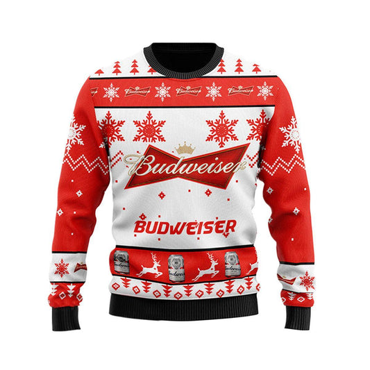 Xmas Budweiser Ugly Sweater